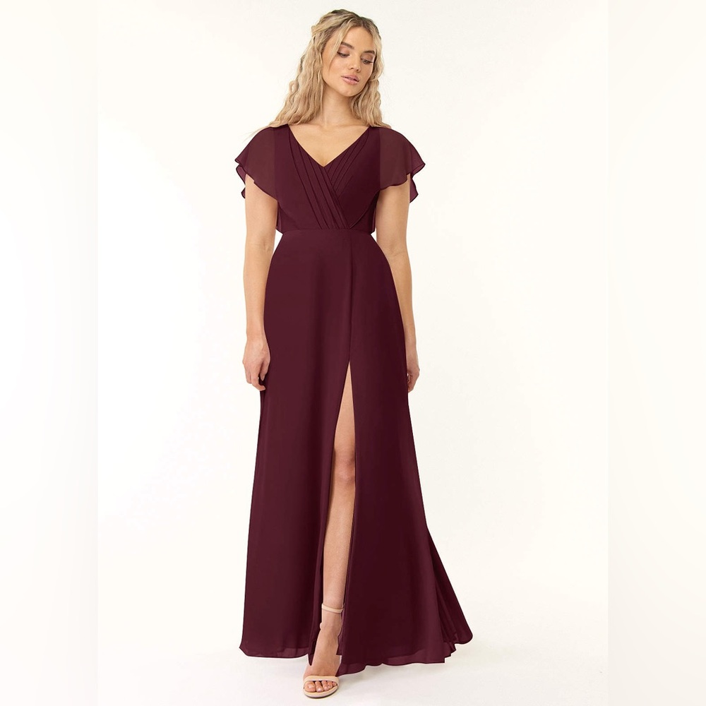 NWT Azazie Rylee Bridesmaid Dress - Cabernet